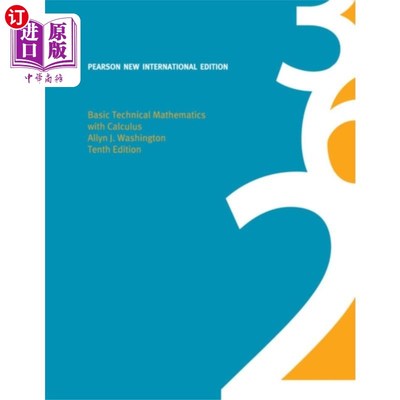 海外直订Basic Technical Mathematics with Calculus 微积分基础技术数学：皮尔逊新国际版