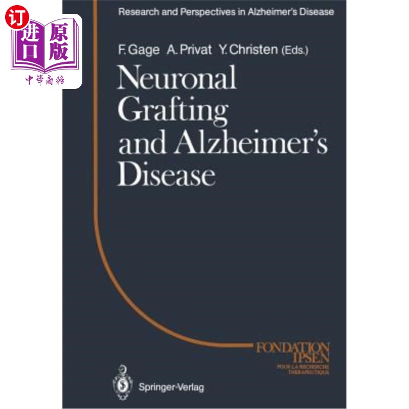 海外直订医药图书Neuronal Grafting and Alzheimer's Disease 神经元移植与阿尔茨海默病