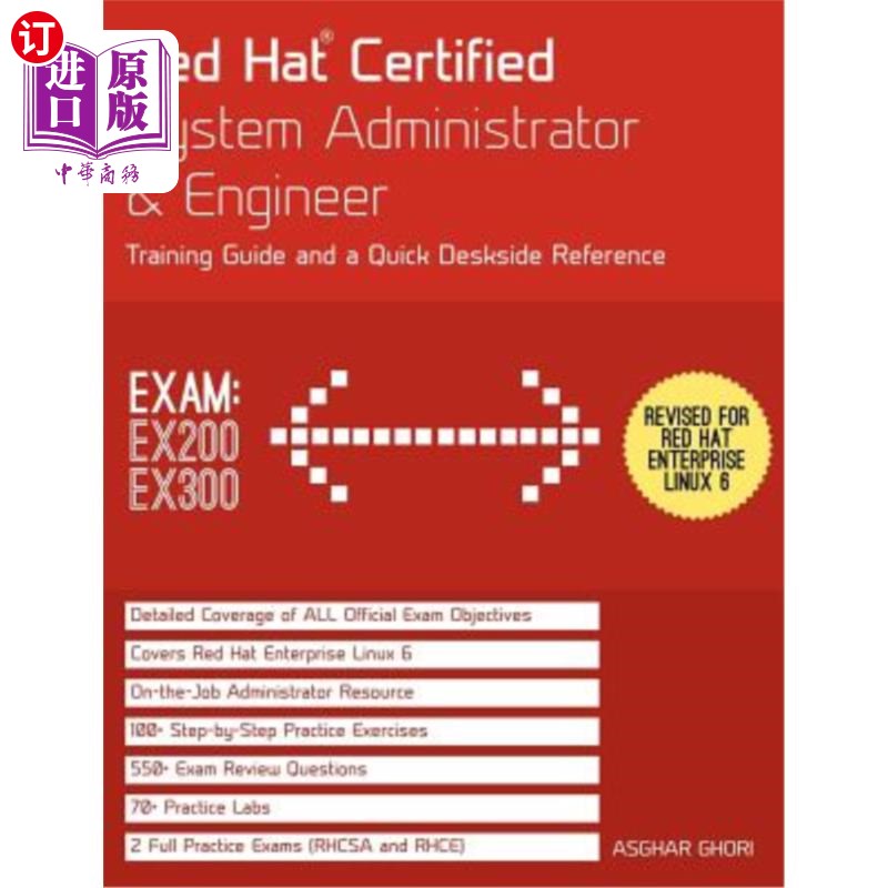 海外直订Red Hat Certified System Administrator & Engineer (RHCSA and RHCE): Training Gui Red Hat认证系