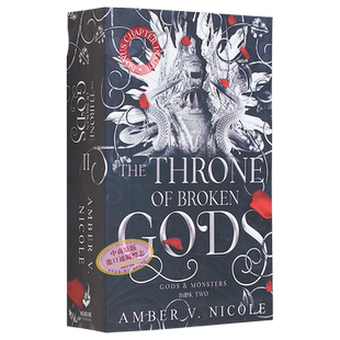 预售 神与怪兽系列 第2部 破碎之神的宝座 The Throne of Broken Gods 英文原版 Amber V Nicole 奇幻小说【中商原版】
