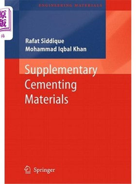 海外直订Supplementary Cementing Materials 辅助胶凝材料