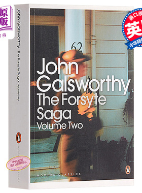 预售 高尔斯华绥：福尔赛世家（中）英文原版 The Forsyte Saga: Vol.2 企鹅经典文学 John Galsworthy【中商原版】