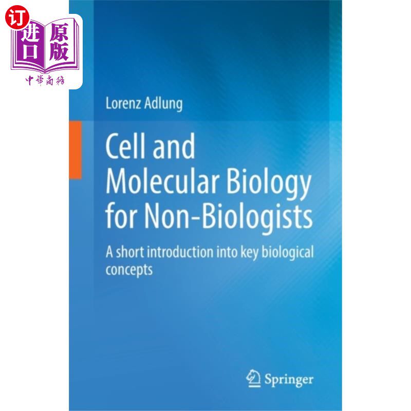 海外直订医药图书Cell and Molecular Biology for Non-Biologists 非生物学家的细胞和分子生物学