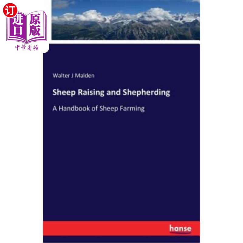 海外直订Sheep Raising and Shepherding 养羊和放牧