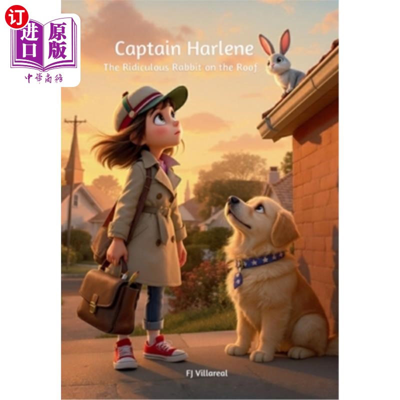 海外直订Captain Harlene and the Case of the Ridiculous Rabbit on the Roof: A Captain Har 哈琳船长和屋顶上的可笑兔子