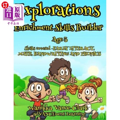 海外直订Exploration Enrichment Skills Builder 3 Years old 探索丰富技能建设者3岁