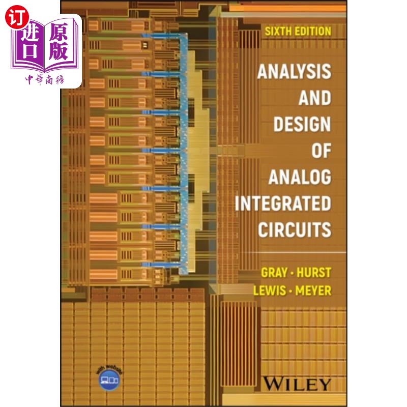 海外直订Analysis and Design of Analog Integrated Circuits 模拟集成电路的分析与设计