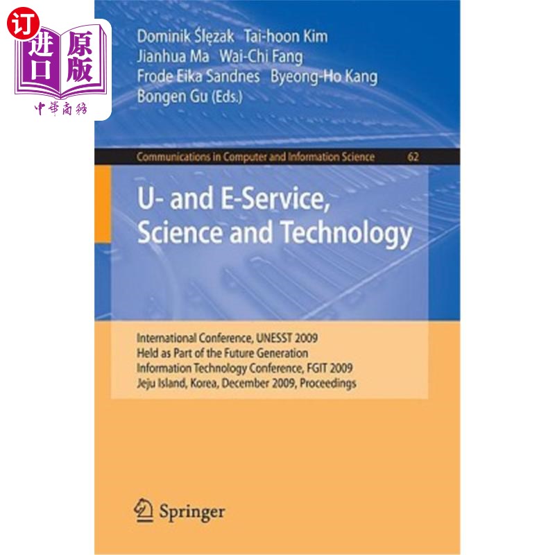 海外直订U- And E-Service, Science and Technology U-和电子服务、科学和技术
