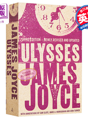 预售 尤利西斯 注释版 Evergreens系列 Ulysses 英文原版 Joyce 经典 大师 文学 小说 名著【中商原版】