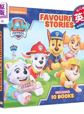 汪汪队的小盒子 10册 Paw Patrol Boxset 10 titles 英文原版 卡通动画故事图画书 儿童绘本 进口图书 3-6岁童书【中商原版】