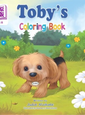 海外直订Toby's Coloring Book 托比着色书