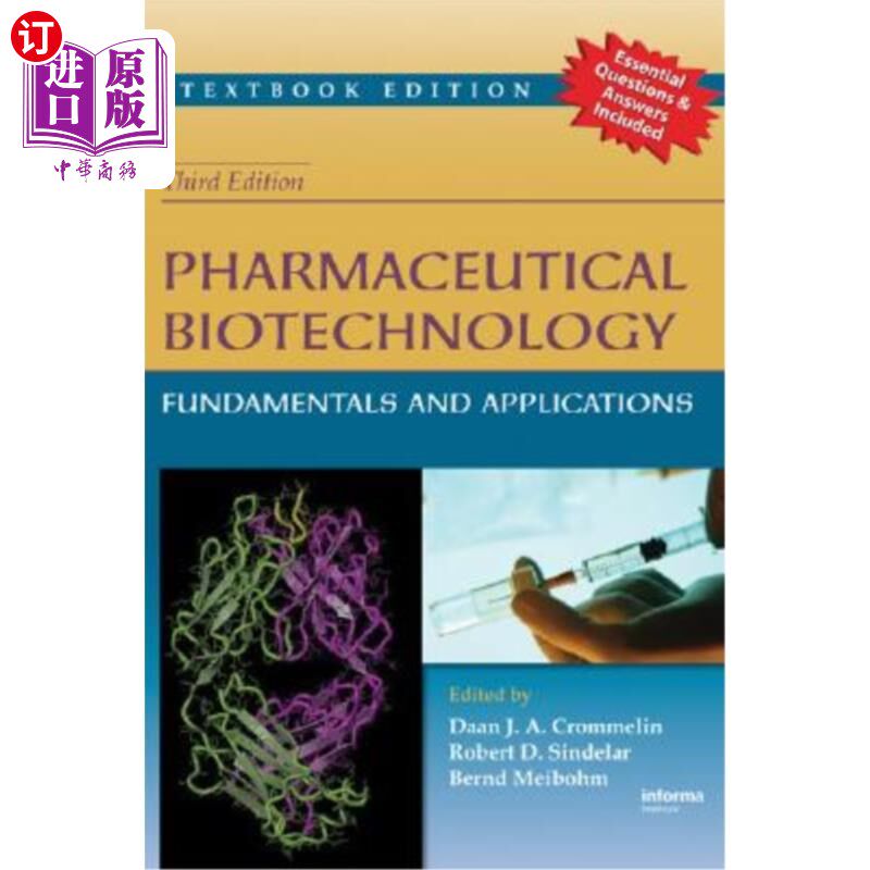 海外直订医药图书Pharmaceutical Biotechnology: Fundamentals and Applications, Third Edition 制药生物技术:基础和应用