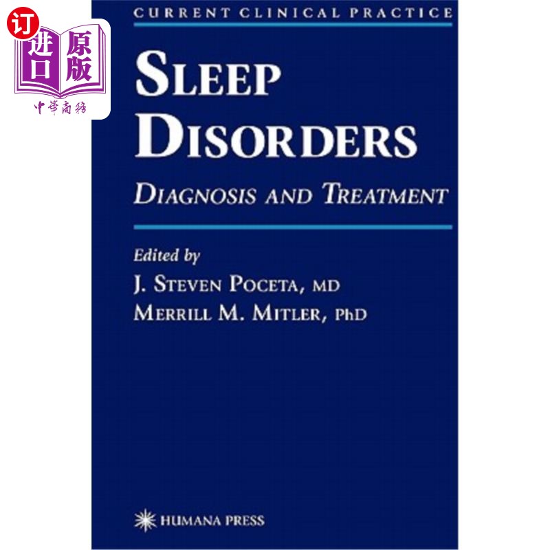 海外直订医药图书Sleep Disorders: Diagnosis and Treatment 睡眠障碍:诊断和治疗