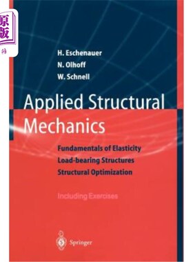 海外直订Applied Structural Mechanics: Fundamentals of Elasticity, Load-Bearing Structure 应用结构力学：弹性基础、承