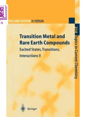海外直订Transition Metal and Rare Earth Compounds: Excited States, Transitions, Interact