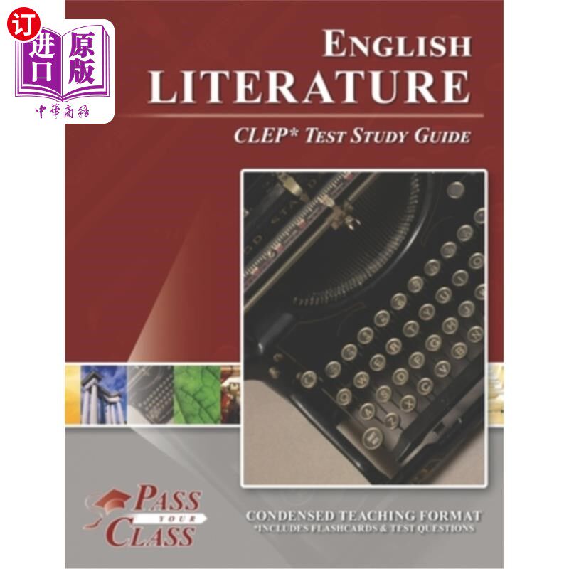 海外直订English Literature CLEP Test Study Guide 英语文学CLEP考试学习指南