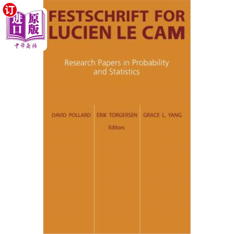 海外直订Festschrift for Lucien Le CAM: Research Papers in Probability and Statistics Lucien Le CAM的Fests