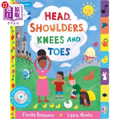 海外直订Head, Shoulders, Knees and Toes 头，肩膀，膝盖和脚趾