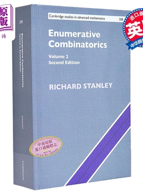 预售 计数组合学 卷二 Enumerative Combinatorics Vol2 英文原版 Richard Stanley 美国数学会Steele数学专著奖【中商原版】