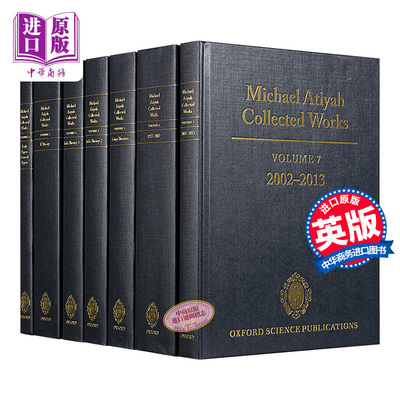 英国数学家 菲尔兹奖获得者 迈克尔 阿蒂亚 作品集7卷套装 Michael Atiyah Collected Works 7 Volume Set 英文原版【中商原?