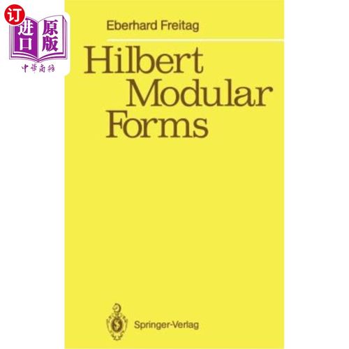 海外直订Hilbert Modular Forms 希尔伯特模形式