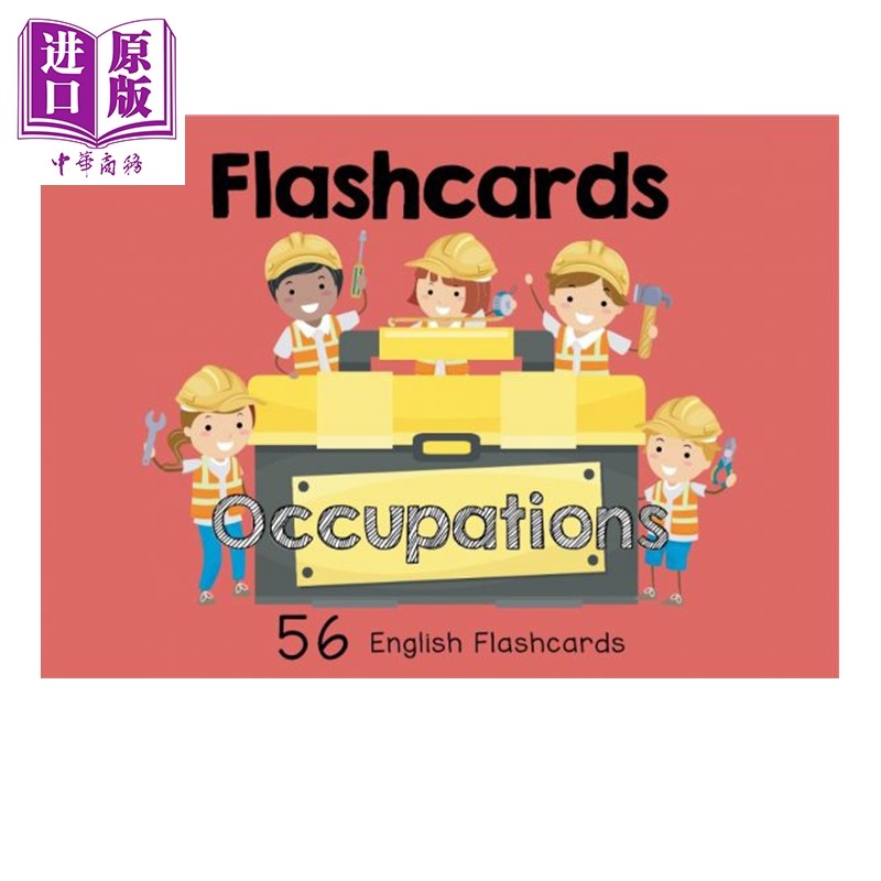 现货新加坡幼小衔接英语学习卡片CPD Flashcards:Occupations职业抽认卡英文原版早教启蒙亲子英语 4-6岁【中商原版】_虎窝淘