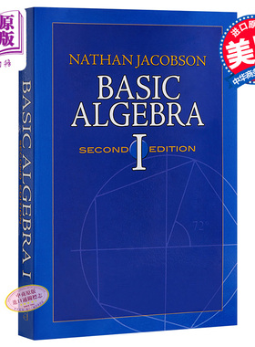 【中商原版】基础代数1（第2版）英文原版 Basic Algebra I Nathan Jacobson 内森雅各布森Dover Publications 数学参考资料