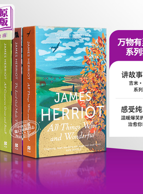 吉米 哈利 万物系列套装 万物有灵且美 英文原版 豆瓣高分散文 The Classic Memoirs of a Yorkshire Country Vet James Herr