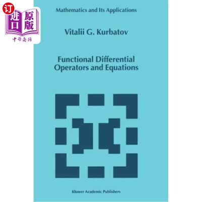 海外直订Functional Differential Operators and Equations 泛函微分算子与方程