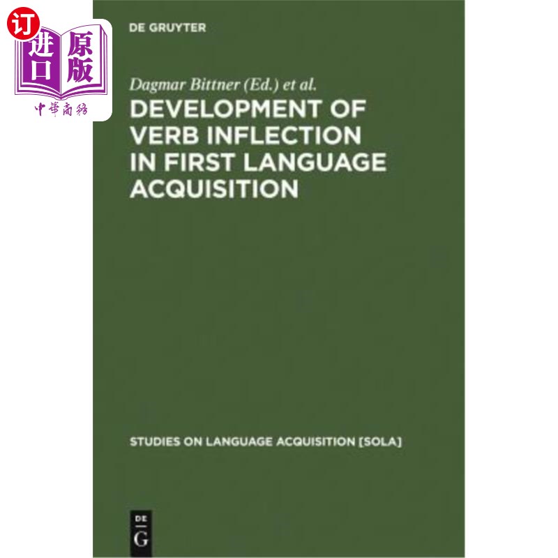 海外直订Development of Verb Inflection in First Language Acquisition 第一语言习得中动词屈折变化的发展