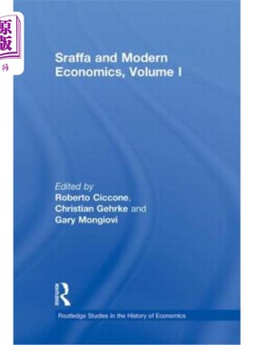 海外直订Sraffa and Modern Economics, Volume I 斯拉法与现代经济学，第1卷