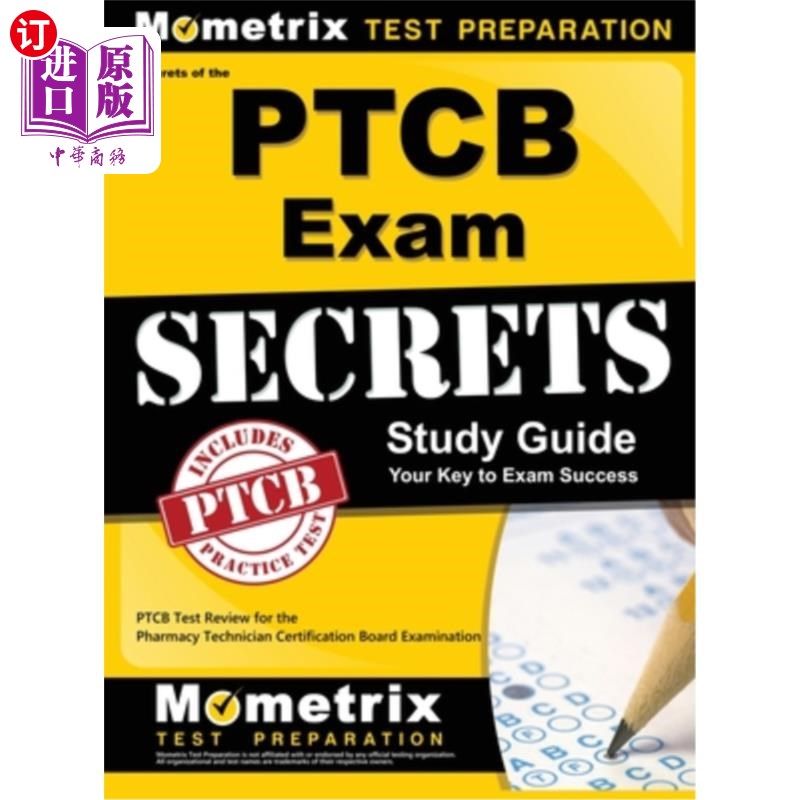海外直订医药图书Secrets of the Ptcb Exam Study Guide: Ptcb Test Review for the Pharmacy Technici Ptcb考试的秘密学习