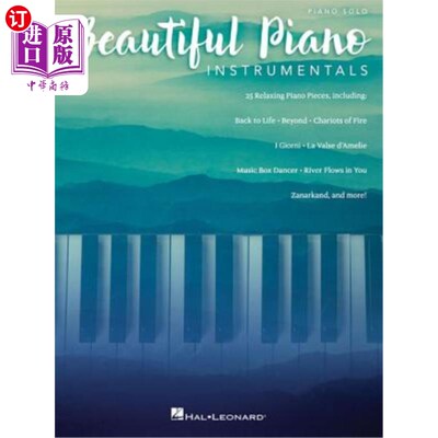 海外直订Beautiful Piano Instrumentals 漂亮的钢琴乐器