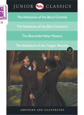 海外直订Junior Classic - Book 17 (The Adventure of the Beryl Coronet, The Adventure of t 少年经典-第17本书(绿宝石冠