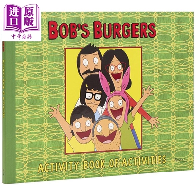 预售 开心汉堡店活动手册 英文原版 Bob's Burgers (Tm) Activity Book of Activities Loren Bouchard【中商原版】