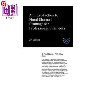 海外直订An Introduction to Flood Channel Drainage for Professional Engineers 专业工程师洪道排水概论