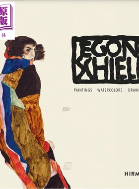 Egon Schiele 进口艺术 埃贡席勒: Catalogue raisonne: 绘画 水彩画 素描 Hirmer【中商原版】