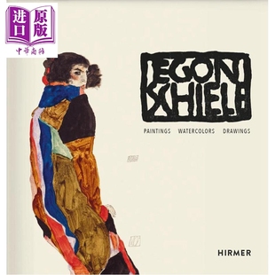 Egon Schiele 进口艺术 埃贡席勒: Catalogue raisonne: 绘画 水彩画 素描 Hirmer【中商原版】