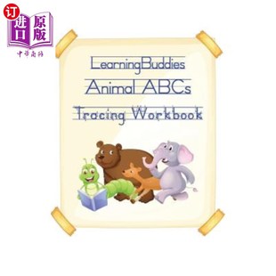 fun Buddies Workbook 海外直订Learning ABC 学习伙伴动物ABC追踪手册：有趣 ABCs workbook Animal Tracing tracing