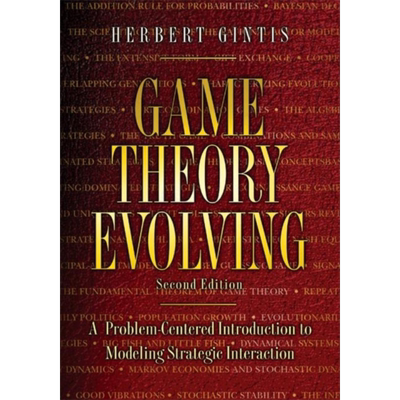 现货 博弈论的演变 以问题为中心的战略互动建模介绍 第2版 修订版 英文原版 Game Theory Evolving Herbert Gintis【中商原版】