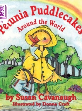 海外直订Petunia Puddlecakes Around the World 世界各地的牵牛花蛋糕