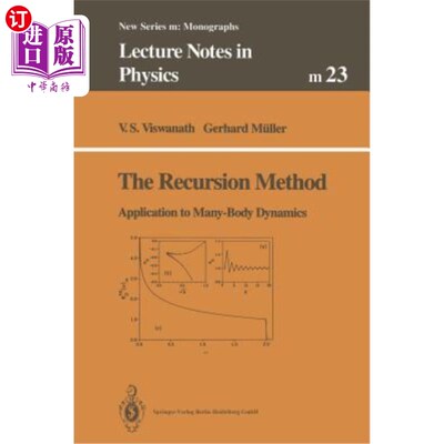 海外直订The Recursion Method: Application to Many-Body Dynamics 递归方法在多体动力学中的应用