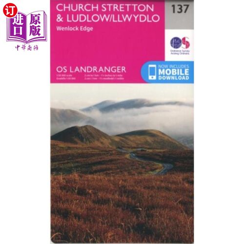 海外直订Ludlow & Church Stretton, Wenlock Edge Ludlow & Church Stretton, Wenlock Edge