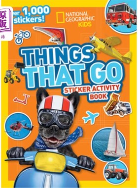 海外直订Things That Go Sticker Activity Book 贴纸活动手册