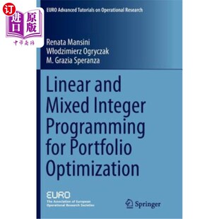 海外直订Linear and Mixed Integer Programming for Portfolio Optimization 投资组合优化的线性和混合整数规划