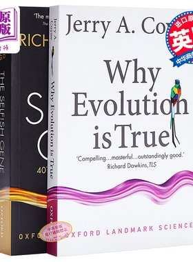 【中商原版】牛津科学里程碑2册套装（自私的基因+为什么要相信达尔文) 英文原版 The Selfish Gene 牛津科学里程碑系列