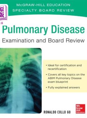 海外直订医药图书Pulmonary Disease Examination and Board Review 肺部疾病检查和委员会审查