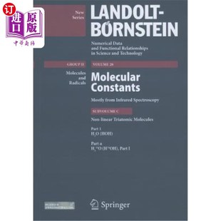 from Molecular Hoh 海外直订H2O Alpha Constants Spectroscopy Infrared Mostly Part