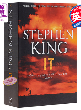 预售 【中商原版】它 小丑回魂 It 英文原版 It film tie-in edition of Stephen King's IT 斯蒂芬金 推理与惊悚小说