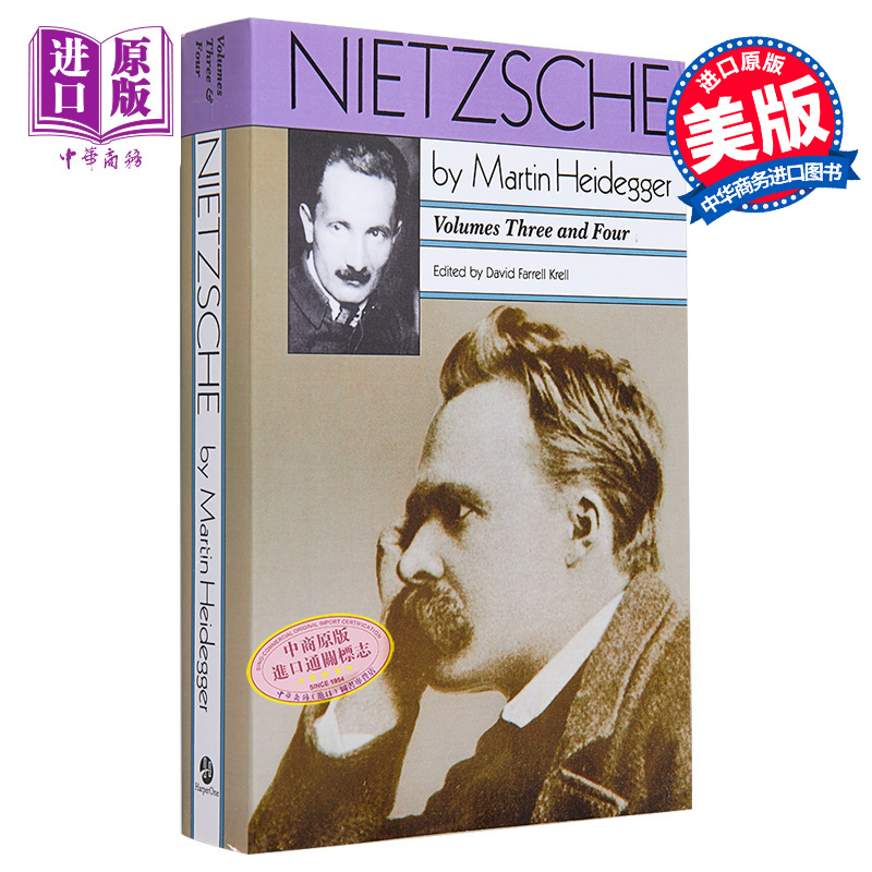尼采 卷3和卷4 马丁 海德格尔 Nietzsche Volumes 3&4 英文原版 Martin Heidegger 形而上学 哲学【中商原版】